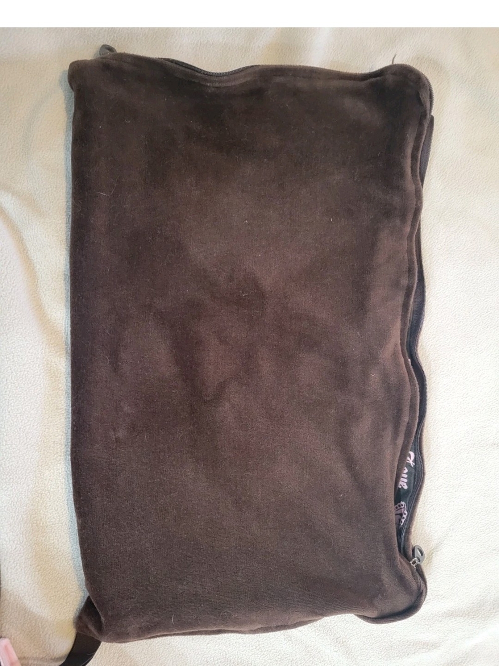 VTG Y2k Juicy Couture Slumber Party/travel Kit Velour Pink & Brown - Picture 7 of 9